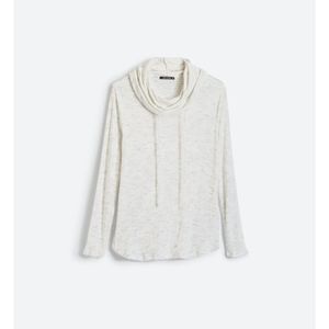Pink Clover Cowl-Neck Pullover